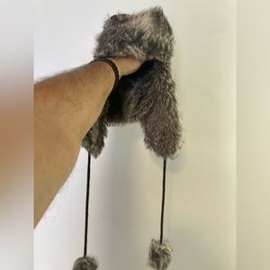 Surell Black Winter Hat w/ Pom Poms